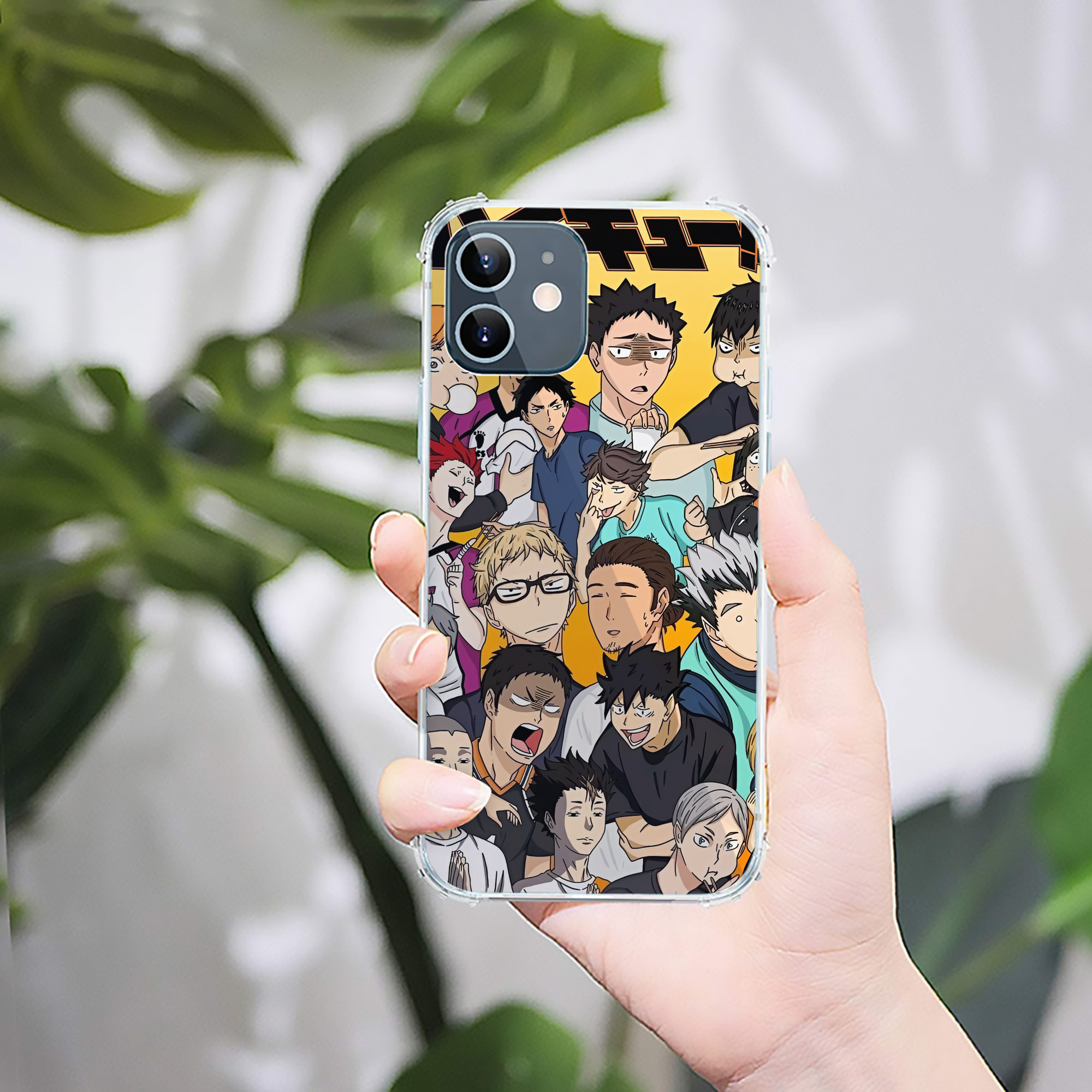 （画像用） ハイキュー!! Haikyu!! 【iPhone 12シリーズ対応】透明スマホケース（クリアソフトケース）